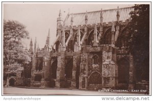 England Exeter Cathedral East End Real Photo