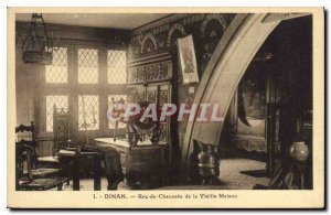 Postcard Old Dinan Ground Floor Old House