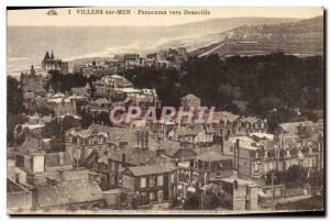 Old Postcard Villers sur Mer Panorama Around Deauville