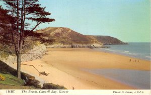 US57 UK Wales Gower the beach Caswell Bay