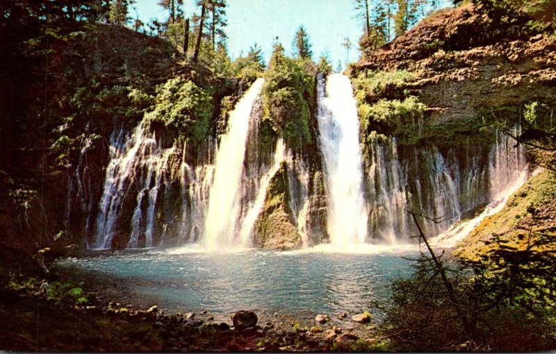 California Burney Falls In McArthur-Burney Falls State Park