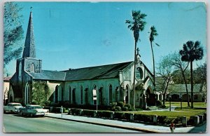 Vtg St Augustine Florida FL Trinity Episcopal Church Postcard