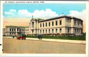 Postcard MUSEUM SCENE Boston Massachusetts MA AN9456