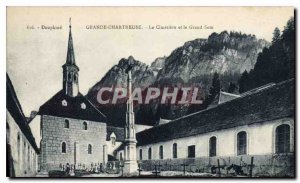Old Postcard Dauphine Grande Chartreuse Le Cimetiere and Grand Som