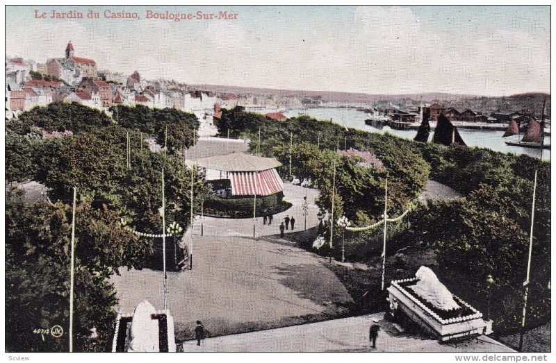 BOULOGNE-SUR-MER, Pas de Calais, France; Le Jardin du Casino, 00-10s