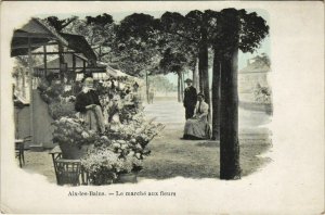 CPA AIX-les-BAINS Le Marche aux Fleurs (1192455)
