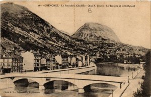 CPA GRENOBLE - Le Pont de la Citadelle.-La Tronche et le St-Eynard (667383)