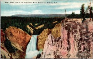 Yellowstone National Park Great Falls Of The Yellowstone River