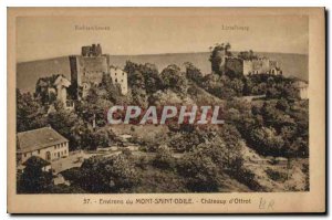 Old Postcard Mont Saint Odile Surroundings Chateaux Ottrott