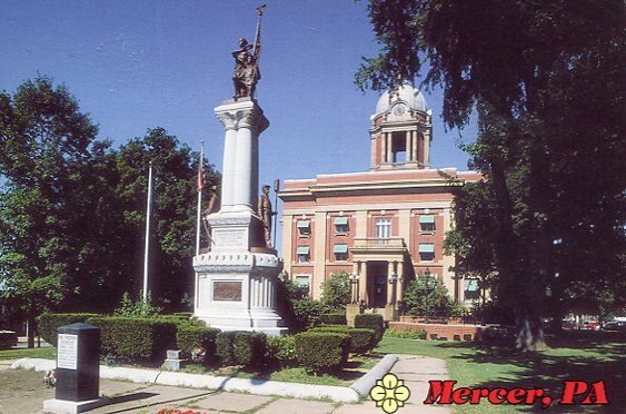 MERCER COUNTY COURTHOUSE - Mercer Pennsylvania