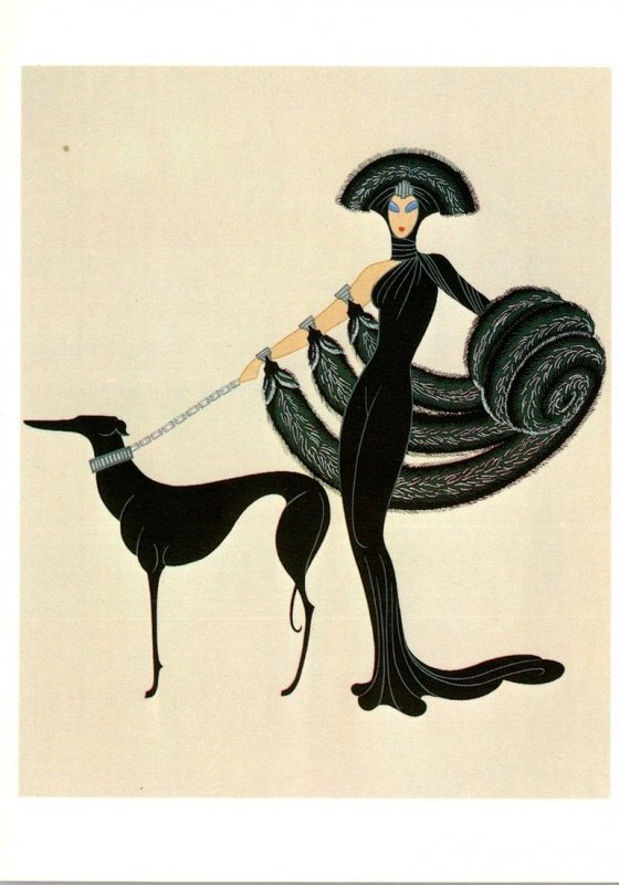 Drawings Erte Symphony In Black 1982