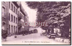 Old Postcard Mont Sainte Odile Convent Court