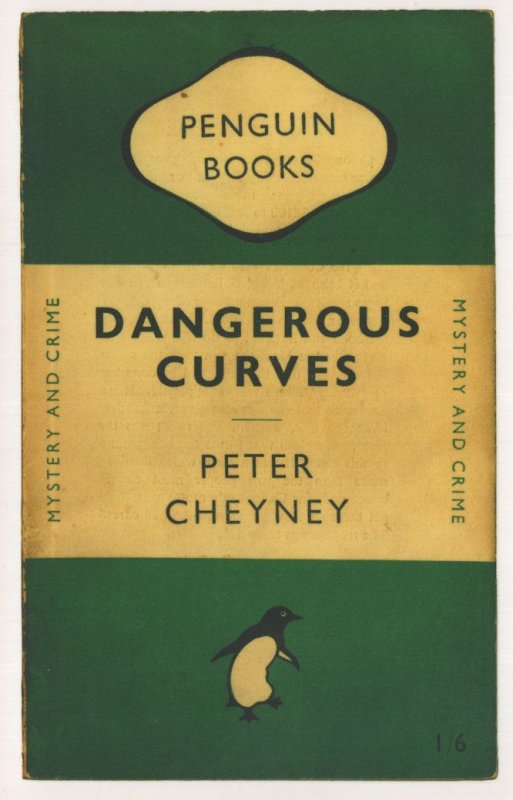 Dangerous Curves Peter Cheyney 1949 Book Postcard