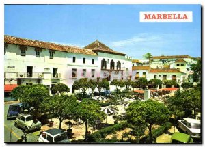 Postcard Modern Marbella Plaza tipica