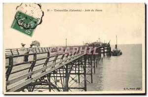 Old Postcard Trouville Jetee Havre