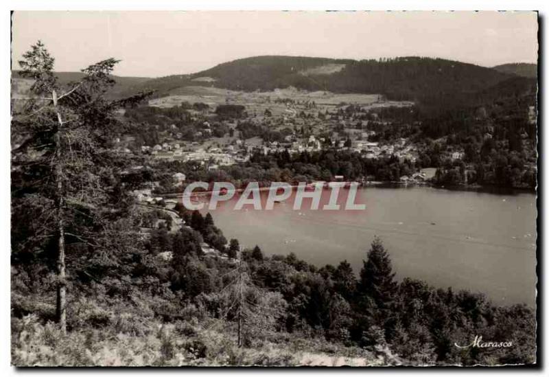 Modern Postcard Gerardmer part of the City and Lake