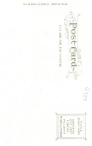 Ship moored in harbor, artist drawn