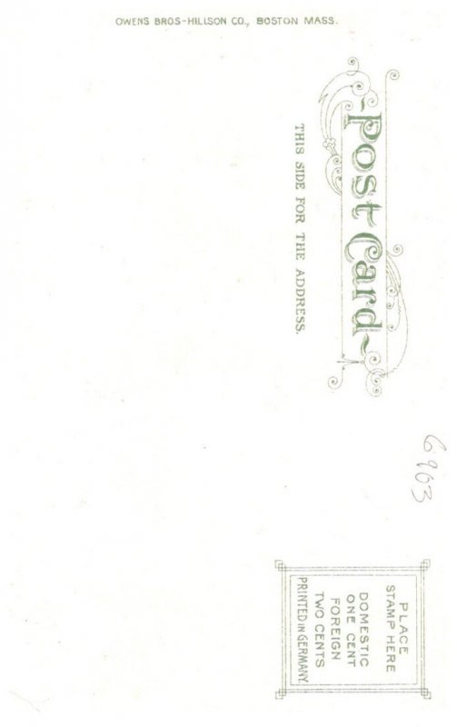 Ship moored in harbor, artist drawn