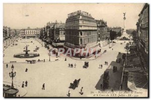 Bordeaux Old Postcard The aisles of etourny and the course of July XXX