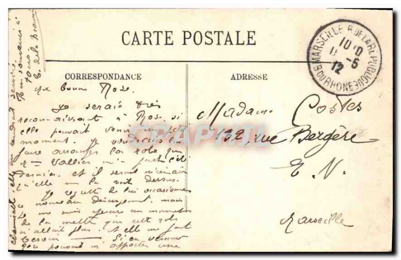 Postcard Old Paris's Sacre Coeur church