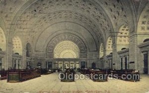 Union Station, Washington DC, USA Train Railroad Station Depot 1910 corner an...
