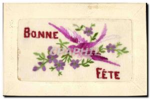 Old Postcard Fantasy Flowers Toil?e