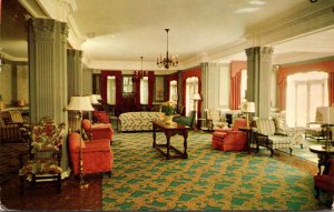 New Jersey Atlantic City The Flanders Hotel Lobby 1954
