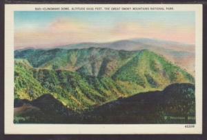 Clingman's Dome Great Smokey Mountains Postcard 4481
