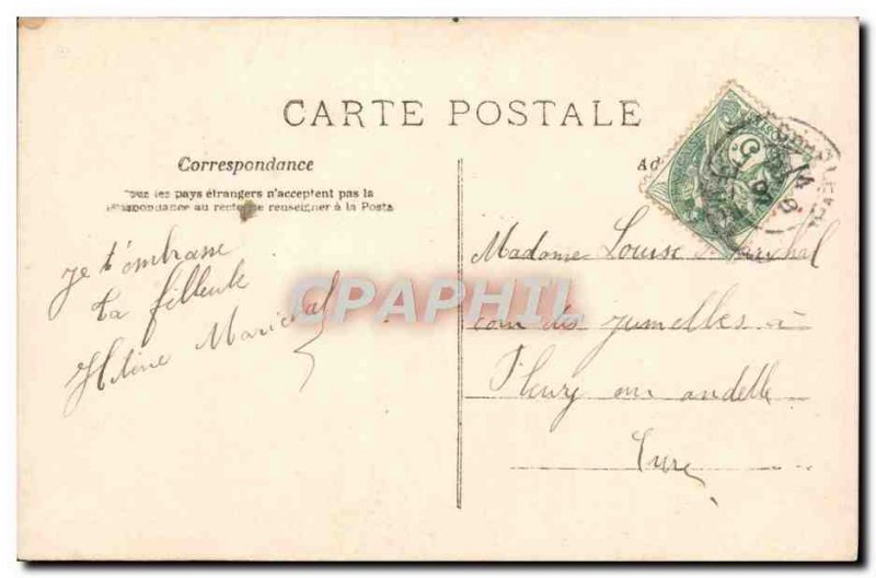 Old Postcard Fantaisie Louise Surname