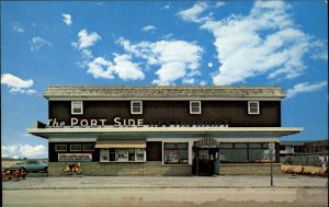 Narragansett Rhode Island RI Port Side Restaurant Rocking Horse Vintage Postcard