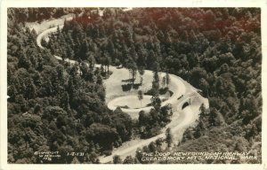 1936 Cline RPPC 1-I-131 Newfound Highway Loop, Great Smoky Mts. National Park TN