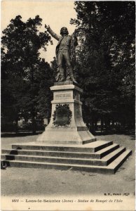 CPA Lons le Saunier Statue de Rouget de l'Isle (1265256)