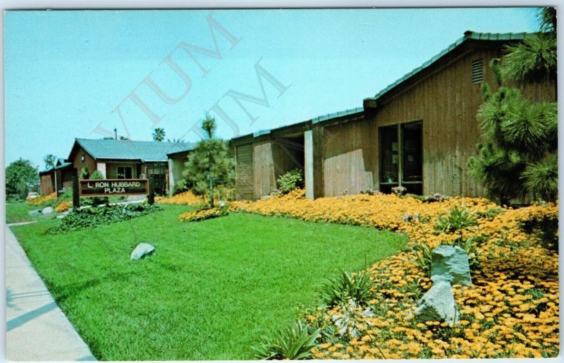 c1950s Tustin, CA L Ron Hubbard Plaza Scientology Orange Co Dianetics Promo A177