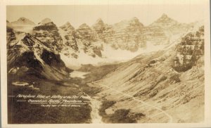 Canada Canadian Rocky Mountains Vintage RPPC 08.09