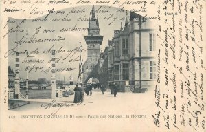 Belgium Postcard 1900 Universal Exhibition Palais des Nations - la Hongrie