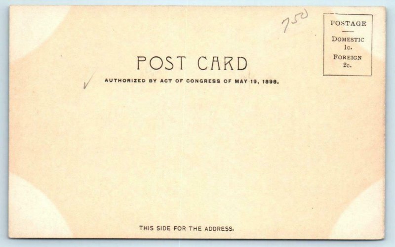 2 Postcards 1904 St. Louis World's Fair MOGUL EGYPTIAN CIGARETTES Buildings