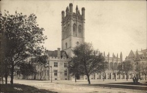 University of Chicago IL The Tower Group CR Childs Real Photo Postcard