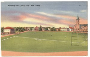 Postcard Pershing Field Jersey City NJ