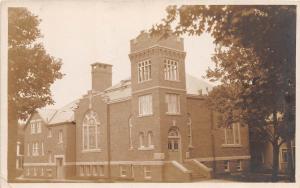 E12/ Caldwell Ohio Real Photo RPPC Postcard c1910 Presbyterian Church Building