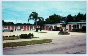 LEESBURG, Florida FL ~ Roadside DUWELL MOTEL c1960s George McCabe Postcard