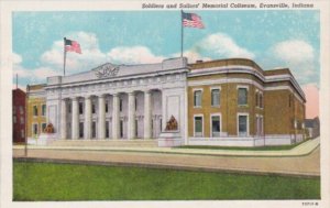 Indiana Evansville Soldiers and Sailors Memorial Coliseum Curteich