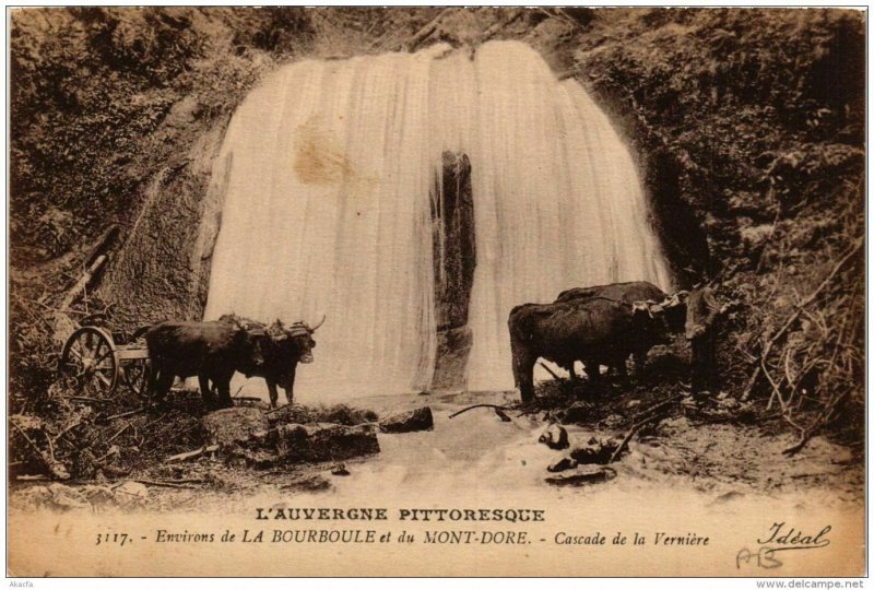 CPA Env. de La BOURBOULE et du MONT-DORE Cascade de la Verniere (722051)