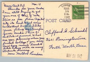 SIDNEY NE Nebraska High School Vintage Postcard Ca