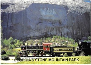 Stone Mountain Railroad Georgia's Stone Mountain Park Steam Train 4 by 6