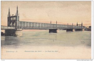 Strassburg i. E., Rhienbrucke bei Kehl - Le Pont de Kehl, Alsace, France, 00-10s