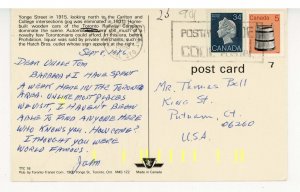 Canada - ON, Toronto. Yonge Street in 1915