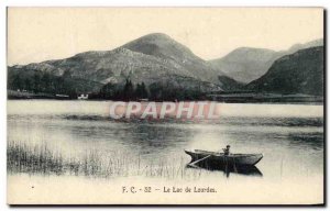 Old Postcard The Lake of Lourdes