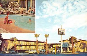 San Jose California City Center Motel Multiview Vintage Postcard K91582