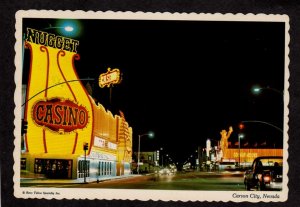 NV Nugget Casino Hotel Carson City Nevada Postcard