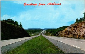 Greetings From Alabama Showinmg Highway North Of Birmngham